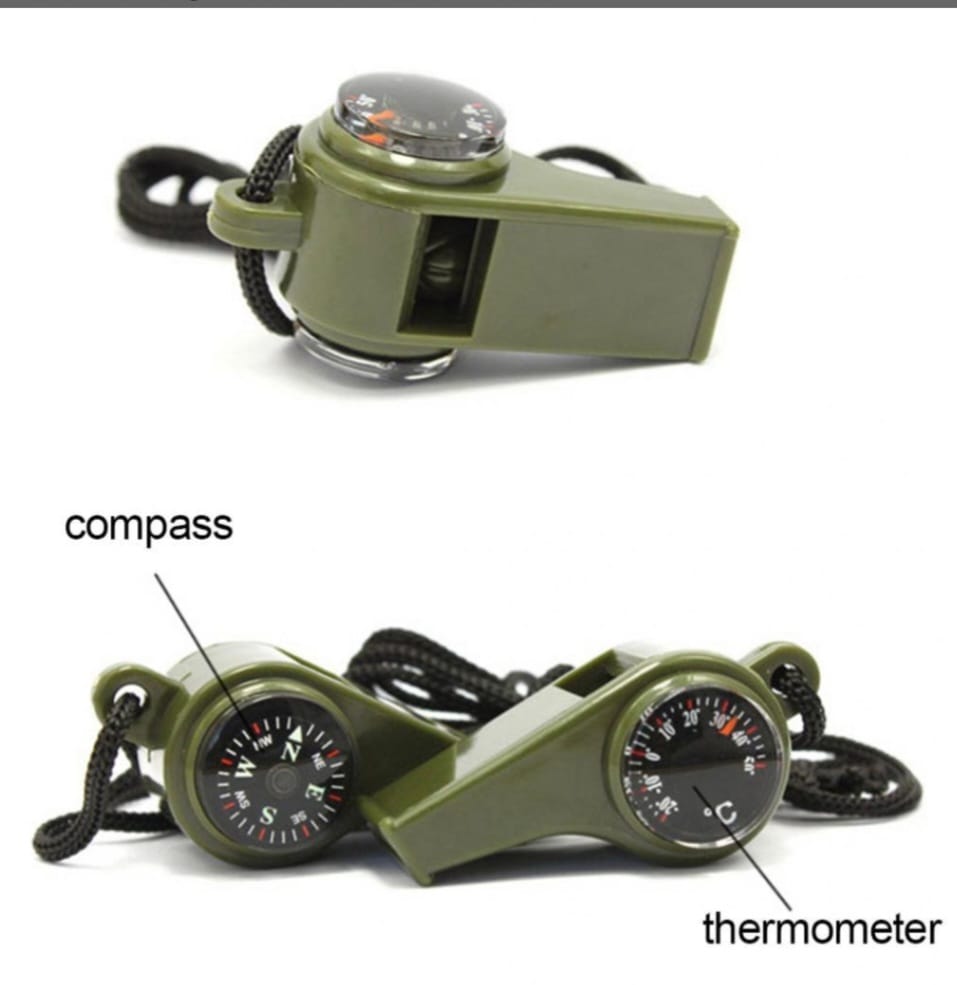 FLUIER MULTIFUNCTIONAL-FLUIER -BUSOLA-TERMOMETRU