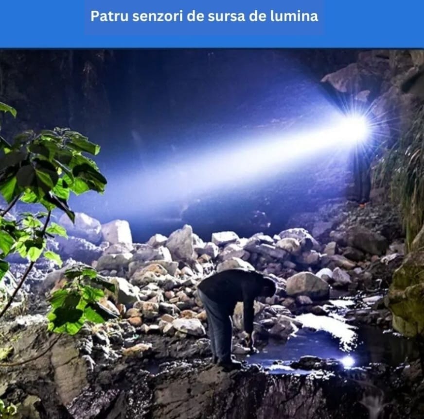 LANTERNA DE CAP MULTIFUNCTIONALA