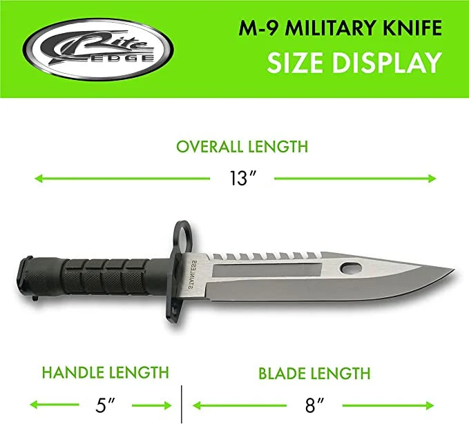 Cutit Baioneta de supravietuire Heavy Duty Military Style M-9
