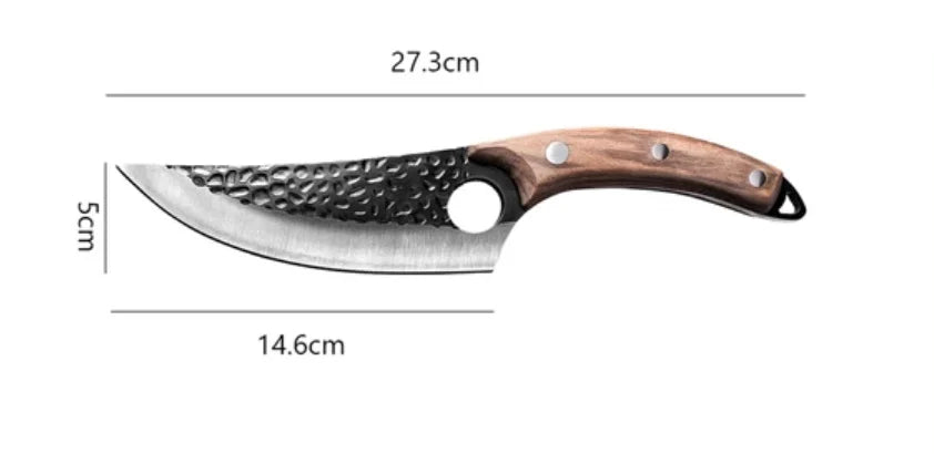 Cutit Japonez lucrat manual lama intreaga cu maner ergonomic, Perfect ascutit
