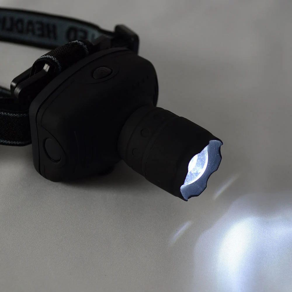 Lanterna capilara de pescuit High Power Zoom Headlamp