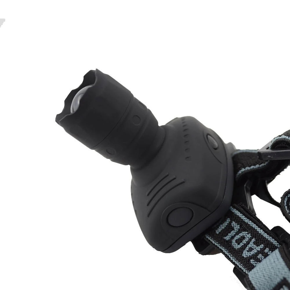 Lanterna capilara de pescuit High Power Zoom Headlamp