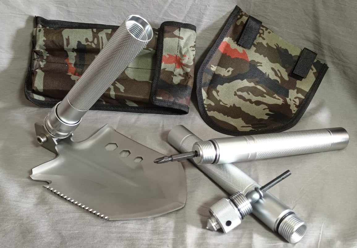 Lopata telescopica multifunctionala