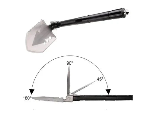 Lopata telescopica multifunctionala