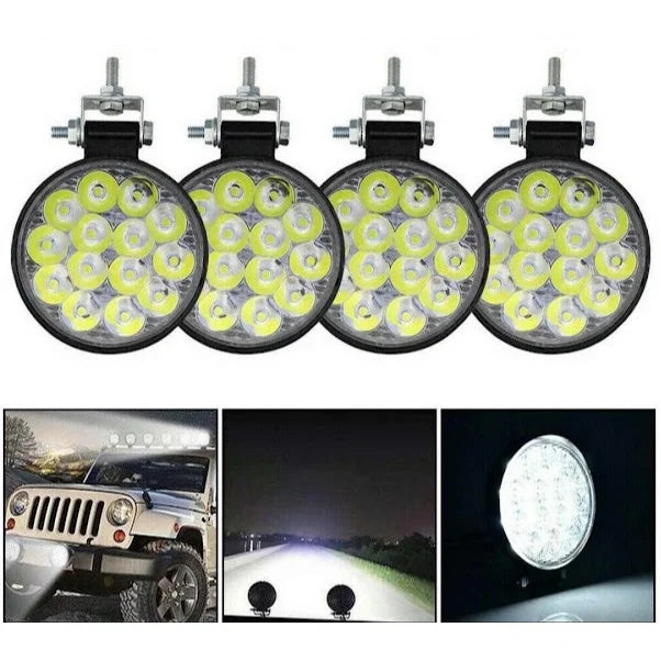 Proiector auto 14 leduri 48W pentru off-road