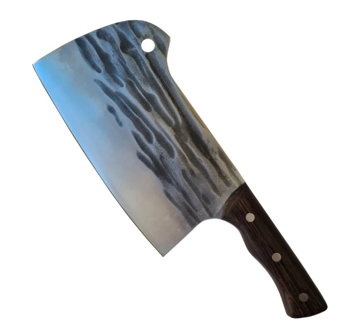 Satar profesional macelar, Globalport Retail®, lama forjata, otel carbon, 685g, 33cm lungime