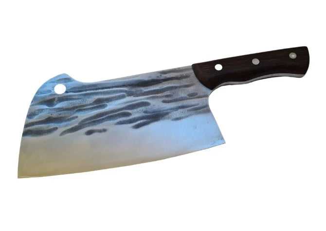 Satar profesional macelar, Globalport Retail®, lama forjata, otel carbon, 685g, 33cm lungime
