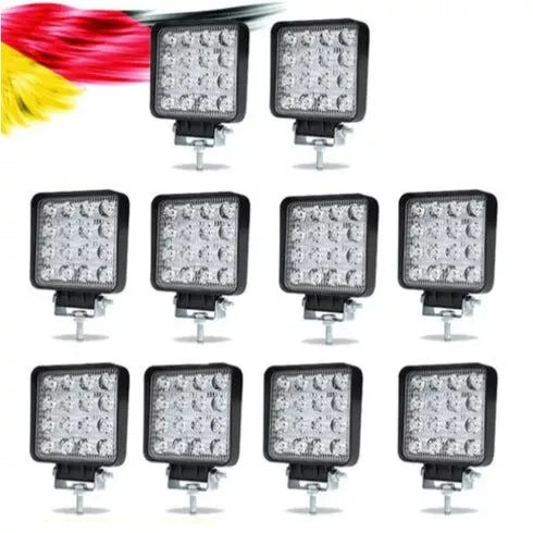 Proiector cu 16 LED 48W auto OFF-ROAD, IP 67
