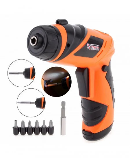 Surubelnita portabila fara fir X-POWER 6V cu baterie