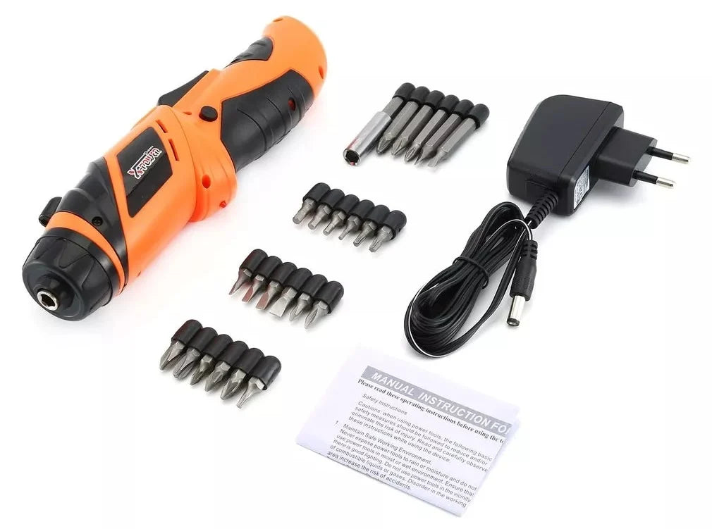 Surubelnita portabila fara fir X-POWER 6V cu baterie