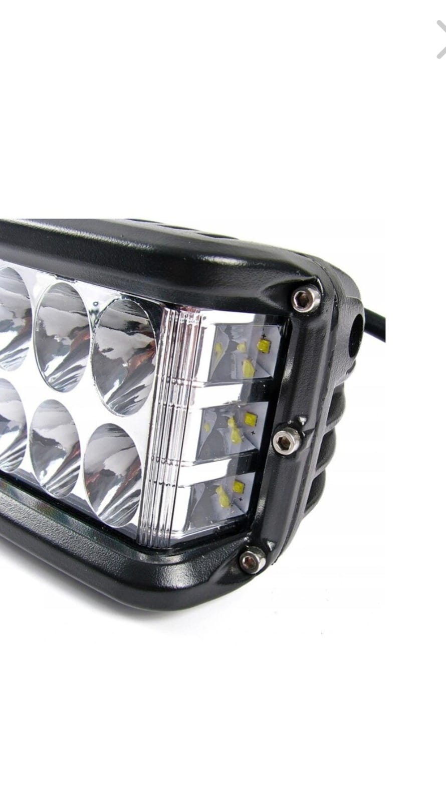 PROIECTOR LED OFF-ROAD BICOLOR ALB-GALBEN STROBOSCO