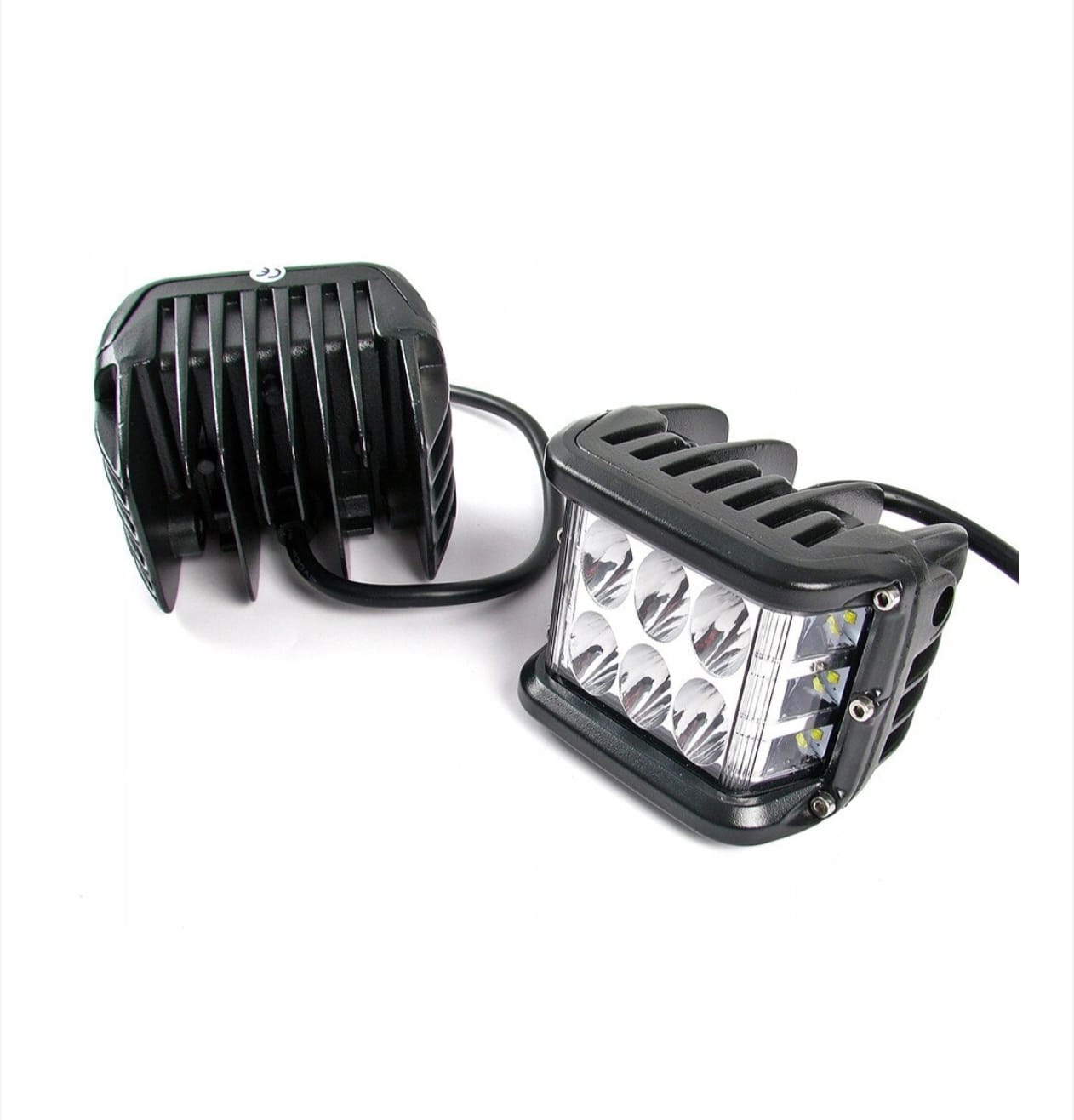 PROIECTOR LED OFF-ROAD BICOLOR ALB-GALBEN STROBOSCO